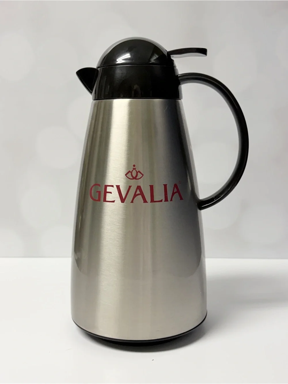 Gevalia Stainless Steel Thermal Carafe - Silver with Black